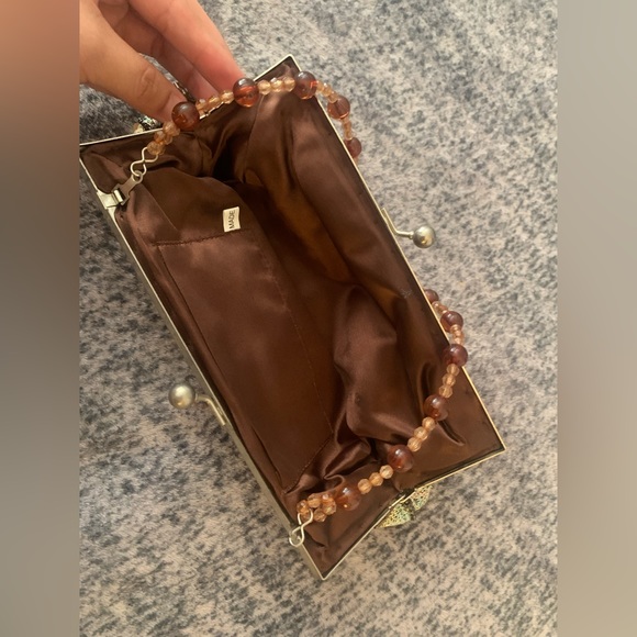 Pretty Vintage Sequined & Beaded Small Purse - Picture 7 of 7